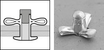 Triform rivet