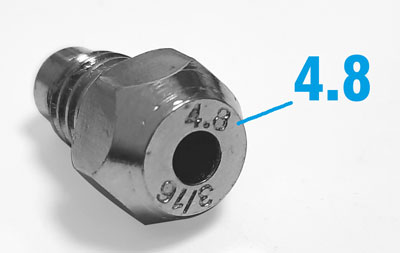 Rivet tool nosepiece