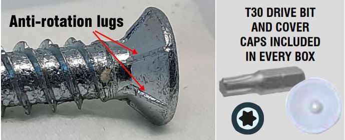 antirotation Concrete Screw